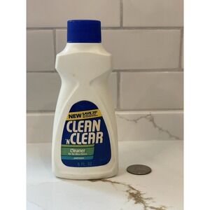 Vintage Clean n Clear Cleaner No-Wax Floors Mini 6 fl‎ oz 1980s SC Johnson Full